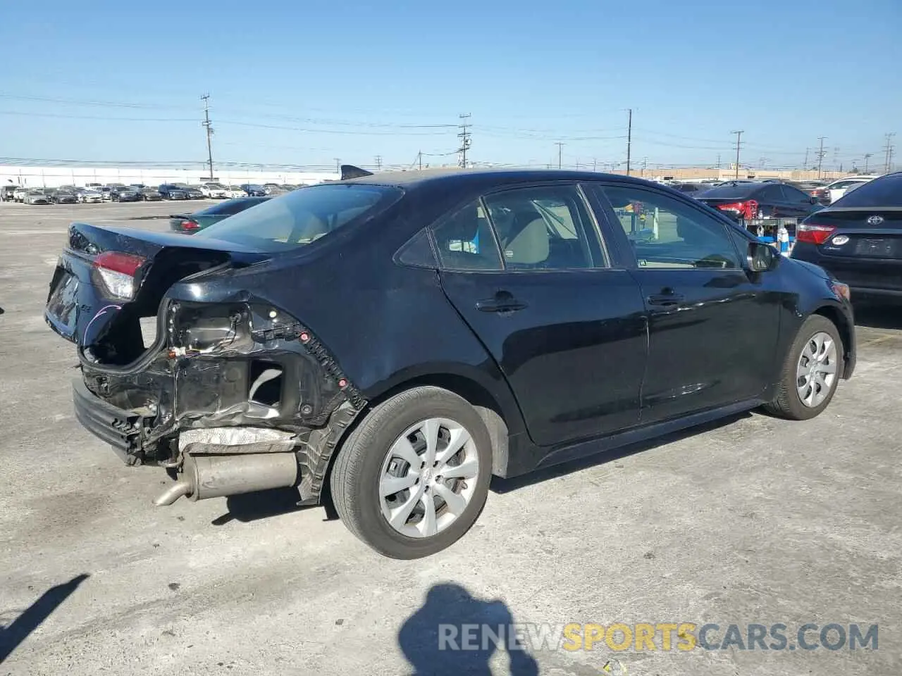 3 fotografías del automóvil dañado JTDB4MEE1P3006259 TOYOTA COROLLA 2023