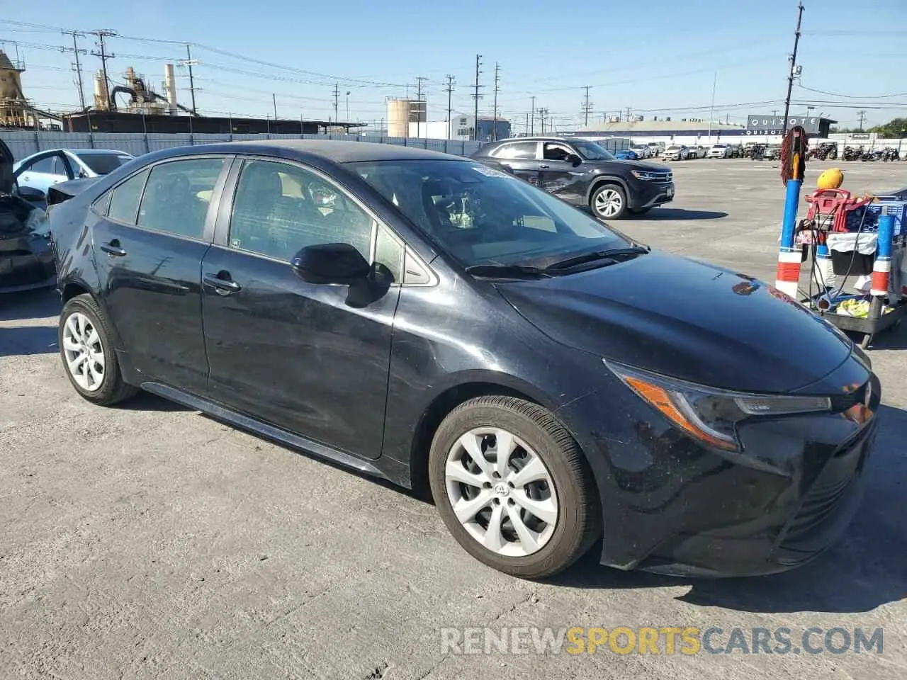 4 fotografías del automóvil dañado JTDB4MEE1P3006259 TOYOTA COROLLA 2023