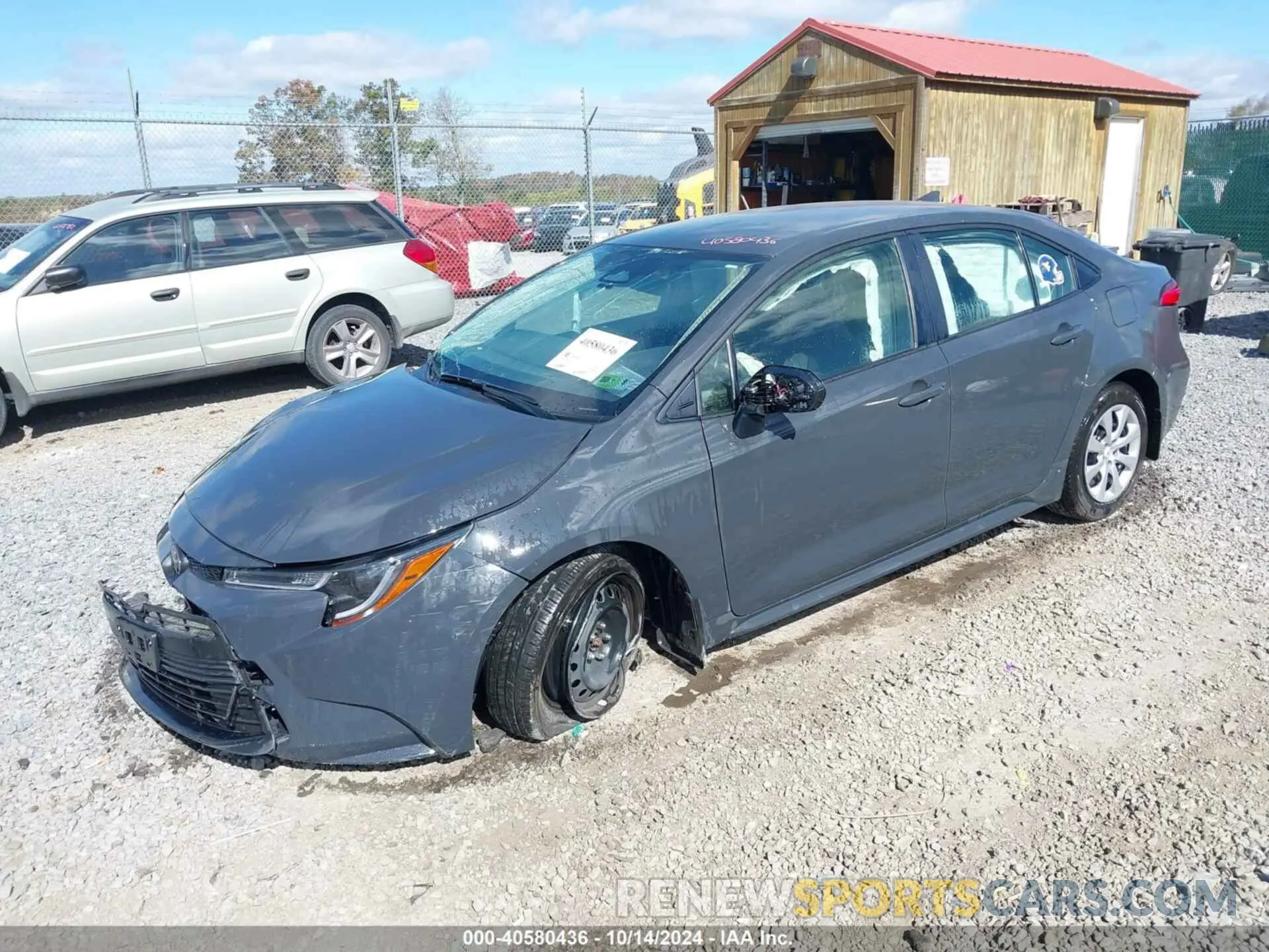 2 fotografías del automóvil dañado JTDB4MEE1P3014068 TOYOTA COROLLA 2023