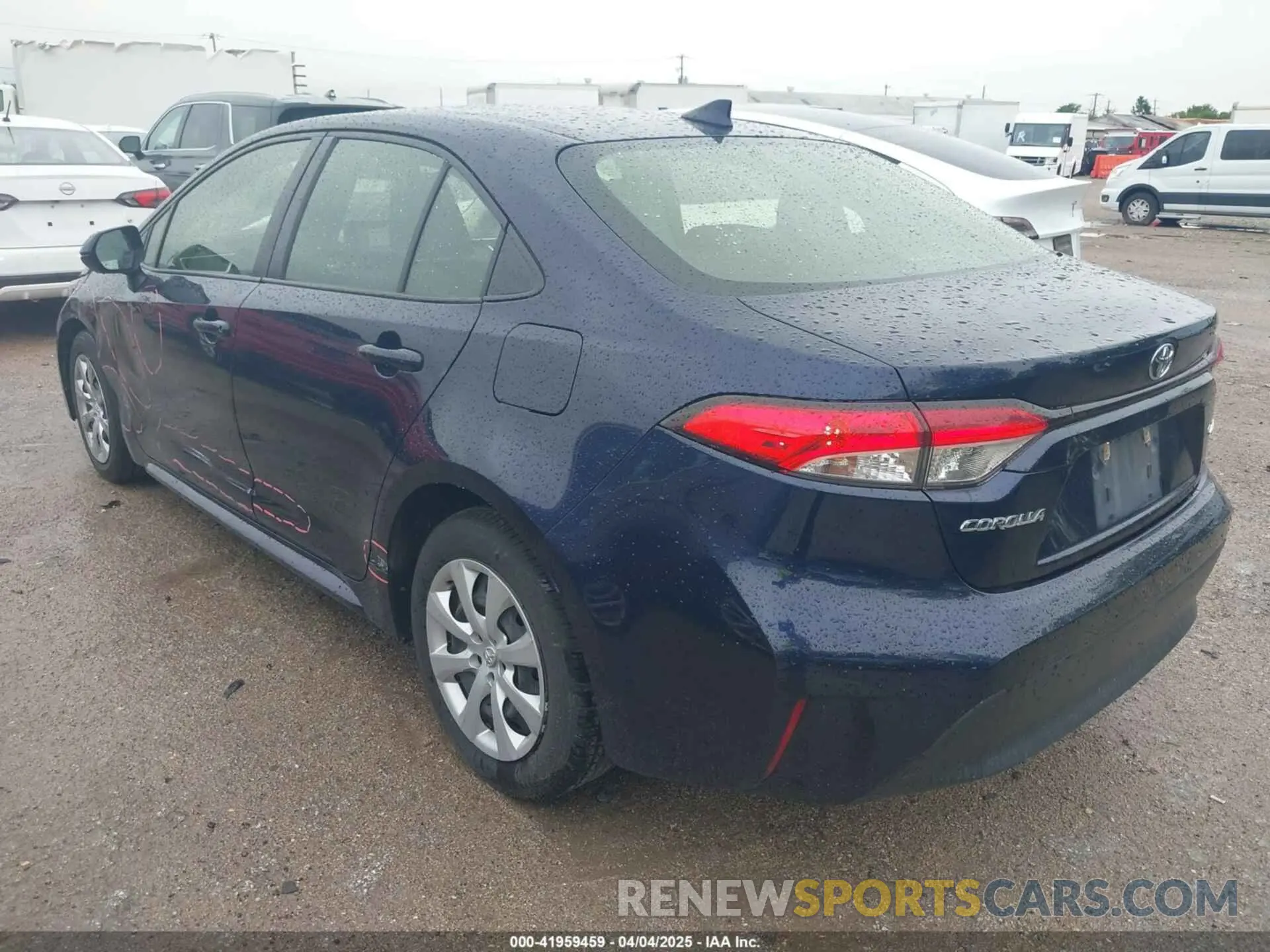 3 fotografías del automóvil dañado JTDB4MEE1PJ001042 TOYOTA COROLLA 2023