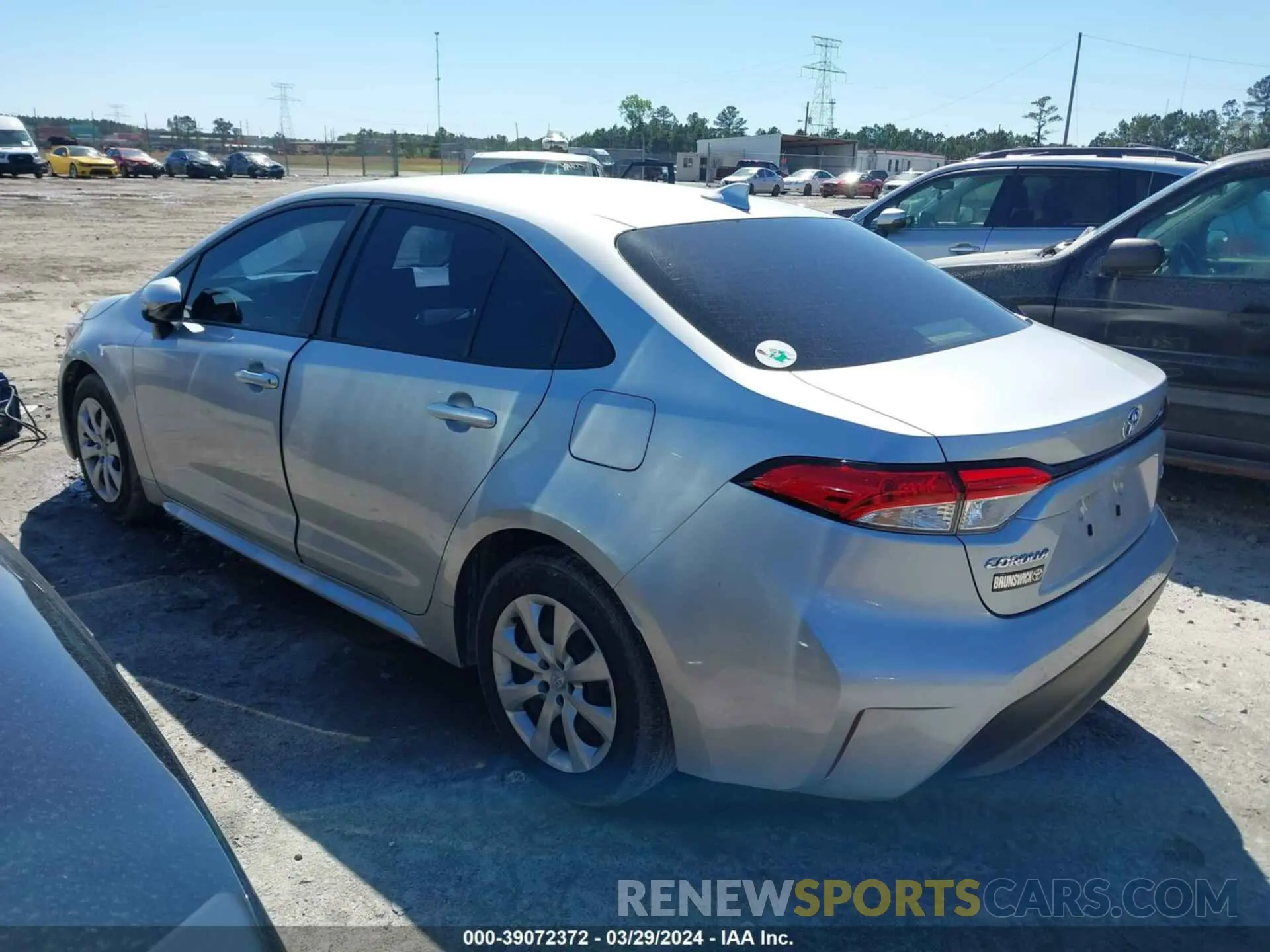3 fotografías del automóvil dañado JTDB4MEE1PJ003857 TOYOTA COROLLA 2023