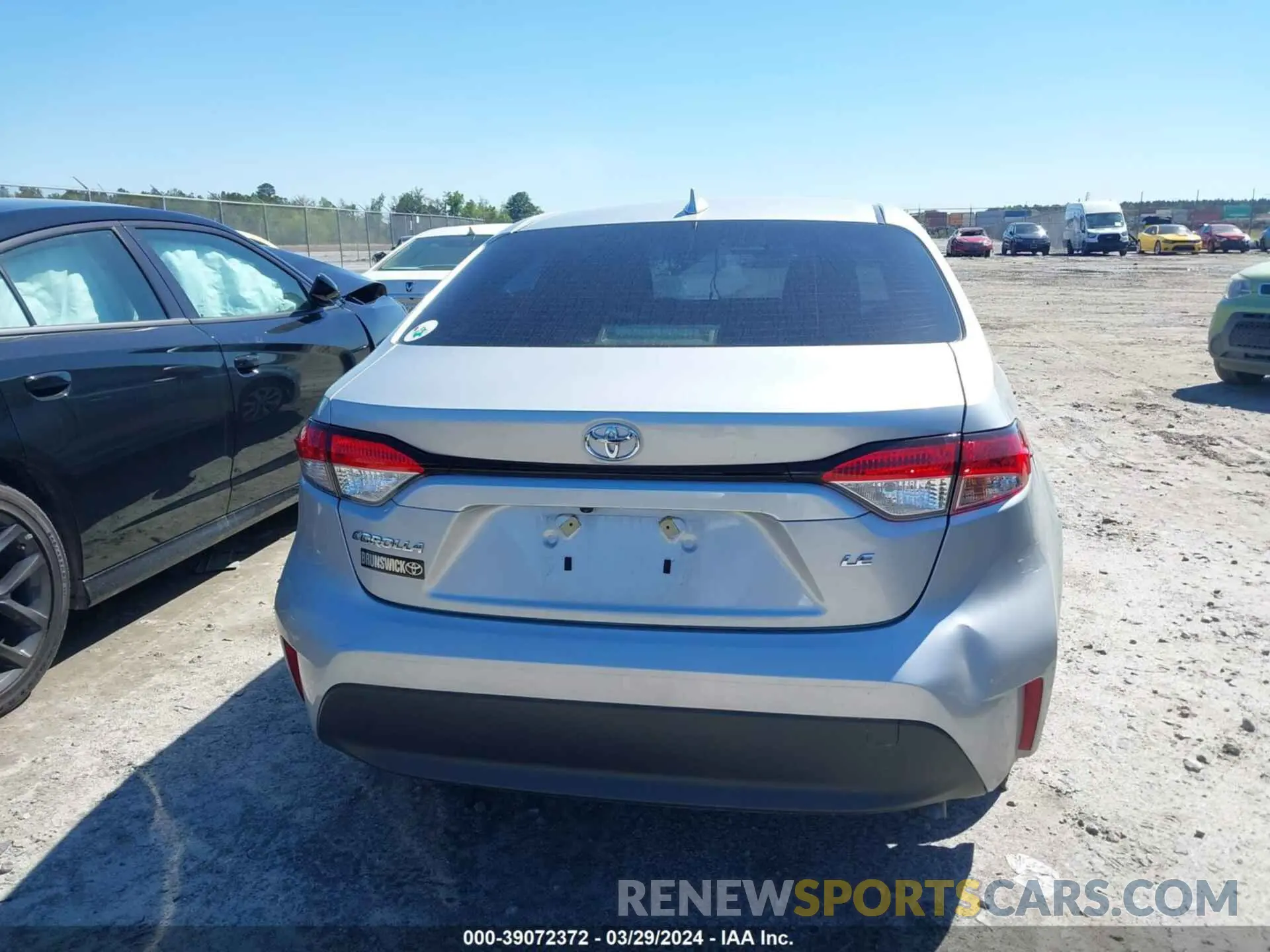 6 fotografías del automóvil dañado JTDB4MEE1PJ003857 TOYOTA COROLLA 2023