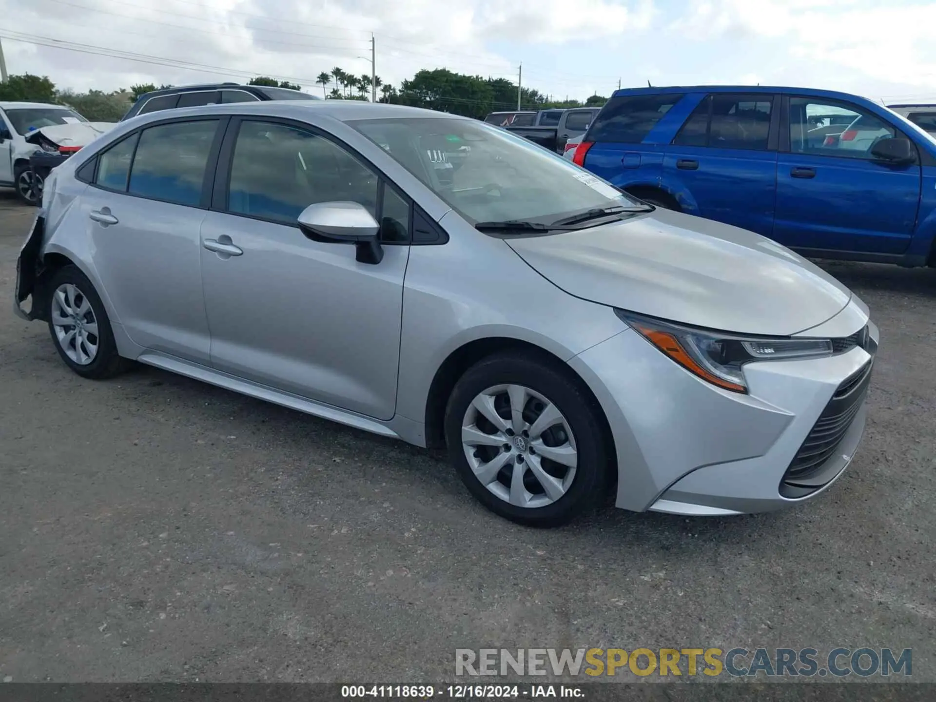 1 fotografías del automóvil dañado JTDB4MEE2PJ003916 TOYOTA COROLLA 2023