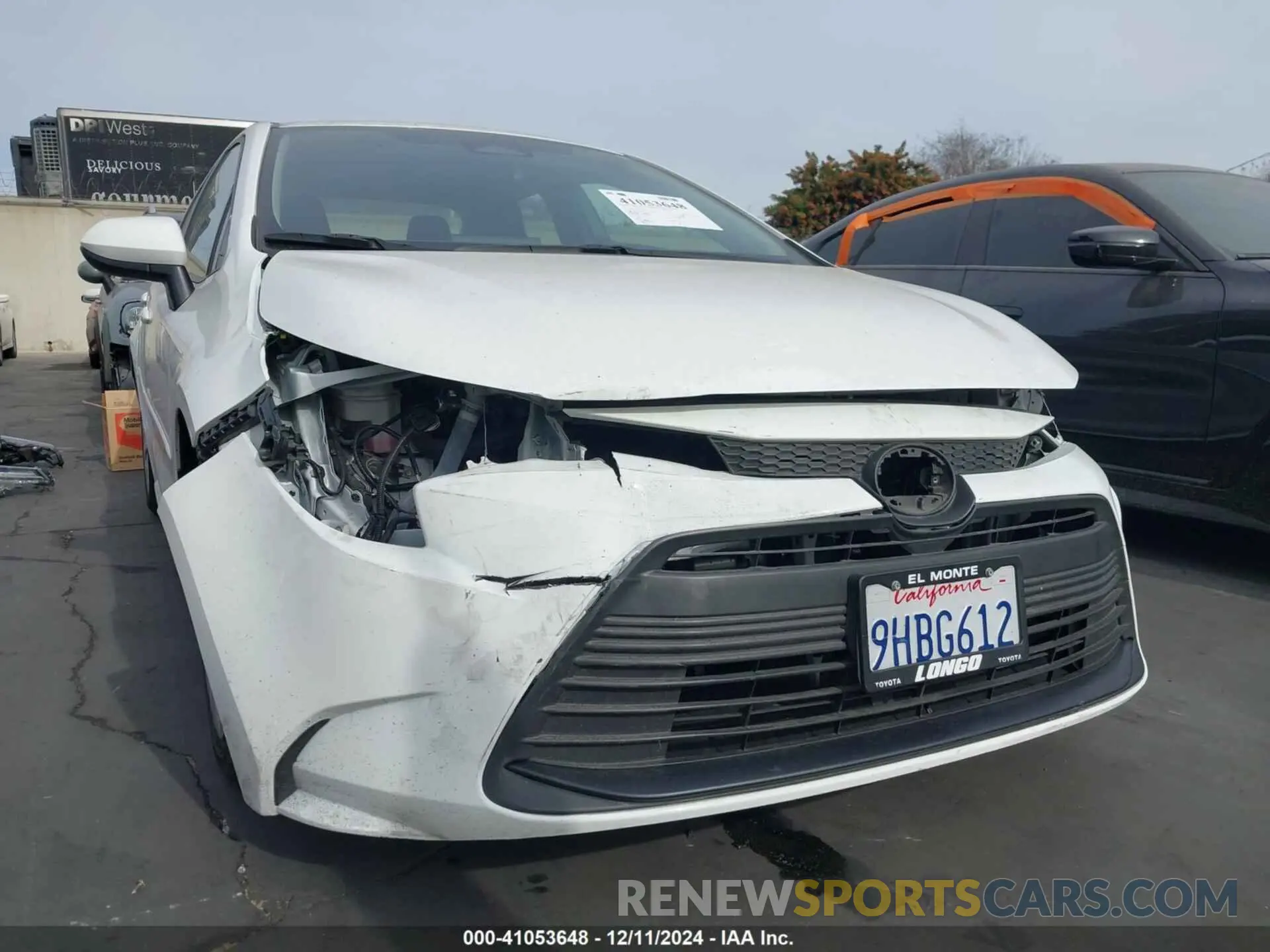 6 fotografías del automóvil dañado JTDB4MEE2PJ006931 TOYOTA COROLLA 2023
