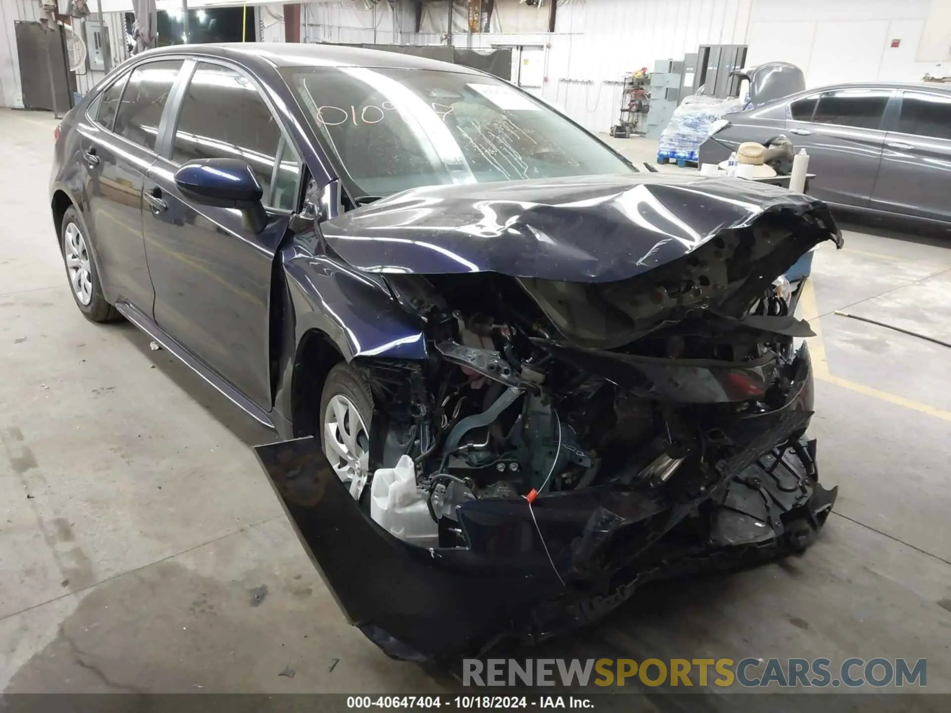 1 fotografías del automóvil dañado JTDB4MEE2PJ010977 TOYOTA COROLLA 2023
