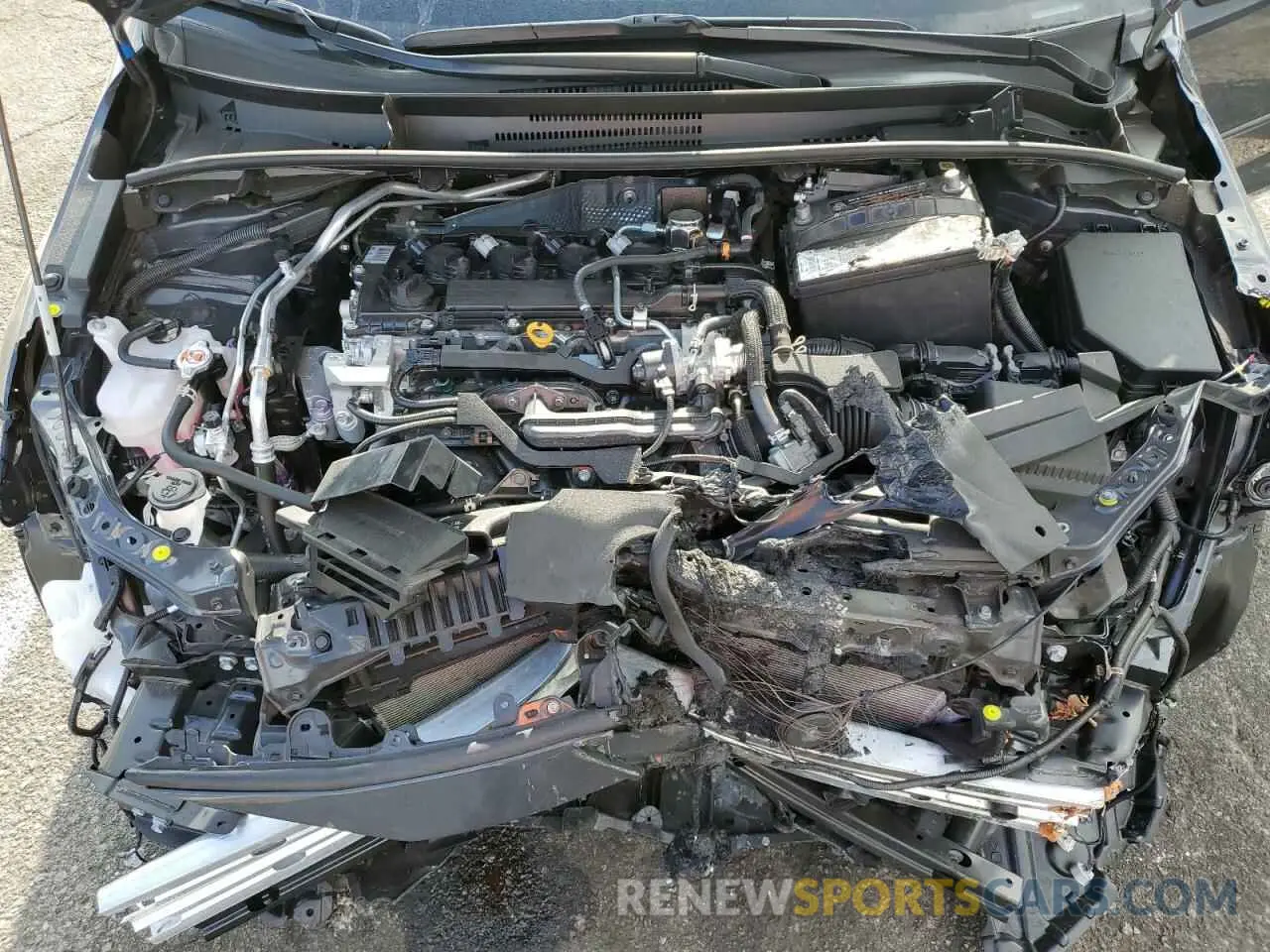 11 fotografías del automóvil dañado JTDB4MEE3P3010684 TOYOTA COROLLA 2023