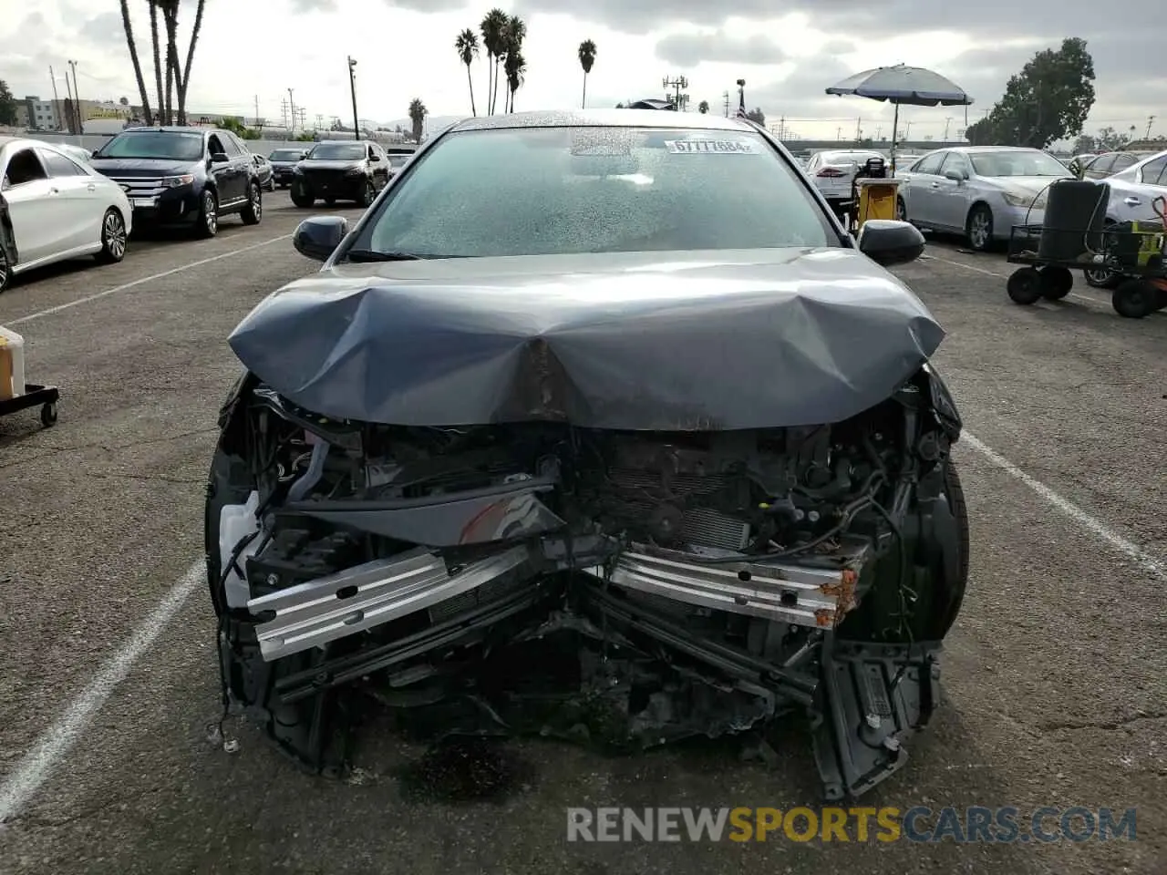 5 fotografías del automóvil dañado JTDB4MEE3P3010684 TOYOTA COROLLA 2023