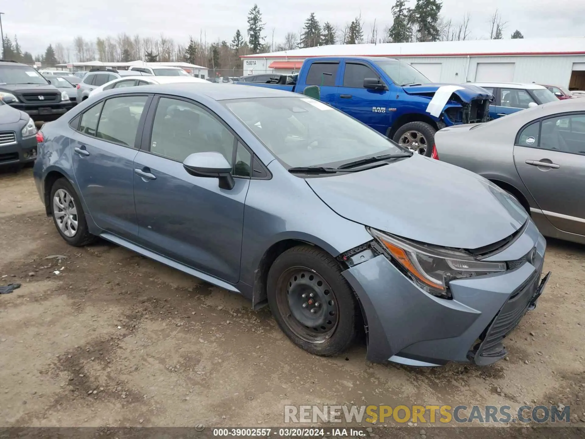 1 fotografías del automóvil dañado JTDB4MEE3P3011219 TOYOTA COROLLA 2023
