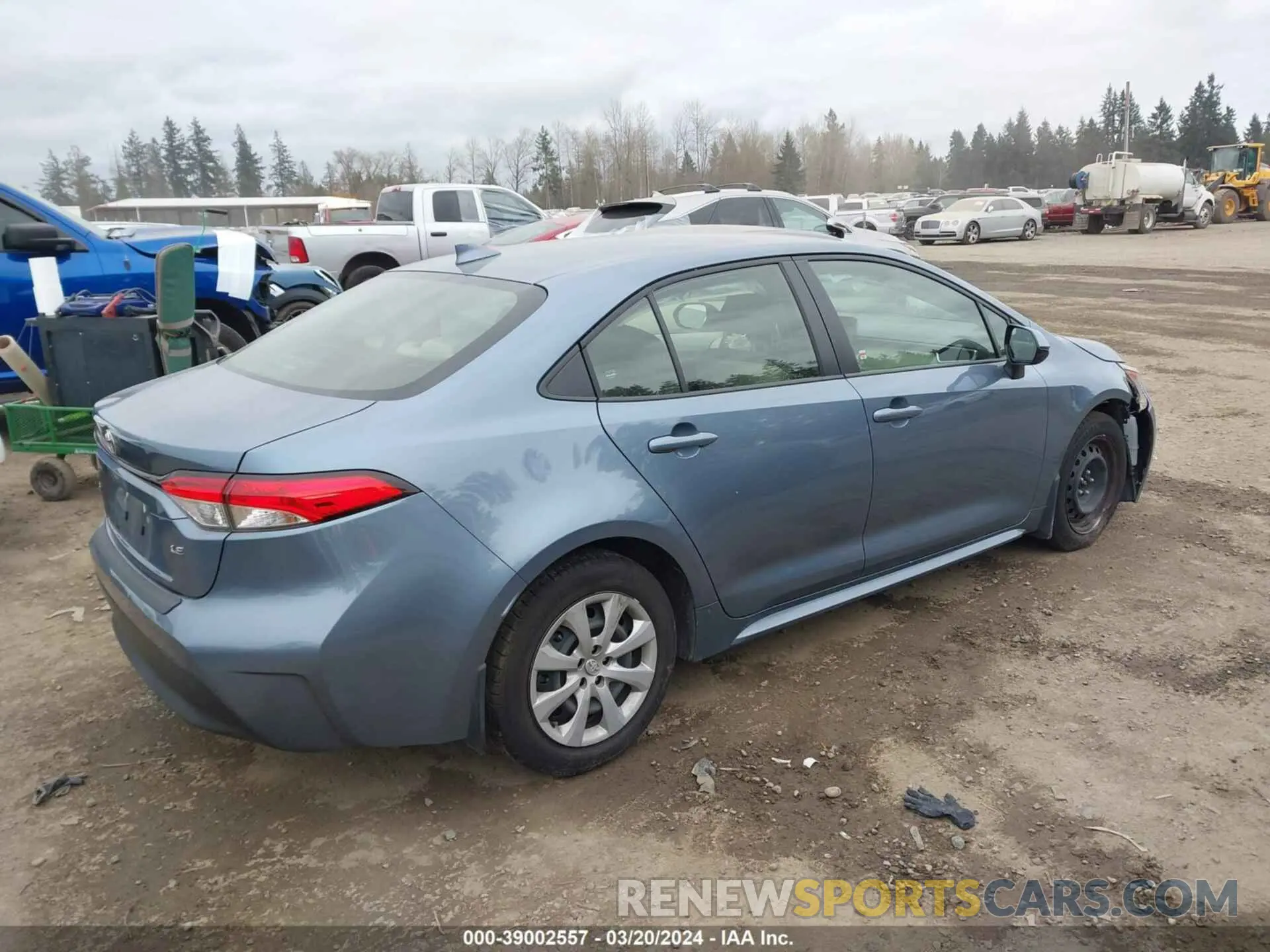 4 fotografías del automóvil dañado JTDB4MEE3P3011219 TOYOTA COROLLA 2023
