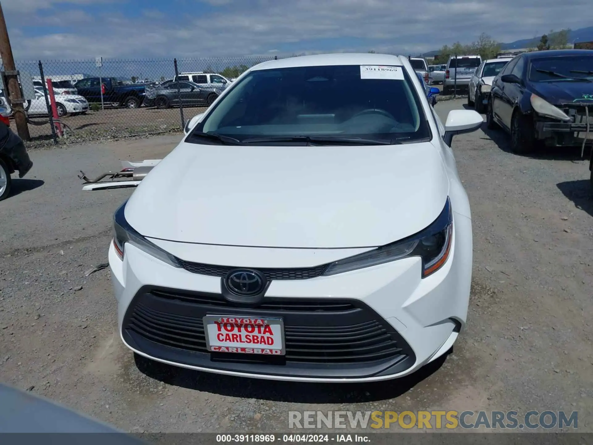 13 fotografías del automóvil dañado JTDB4MEE3P3015299 TOYOTA COROLLA 2023