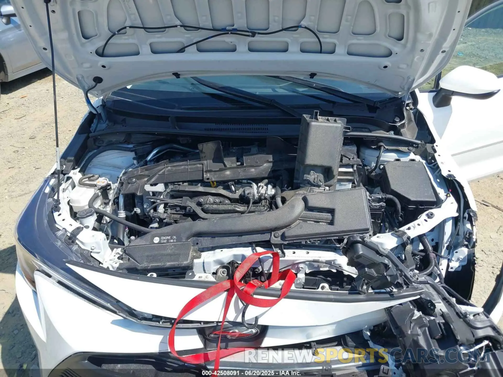 10 fotografías del automóvil dañado JTDB4MEE3PJ010261 TOYOTA COROLLA 2023