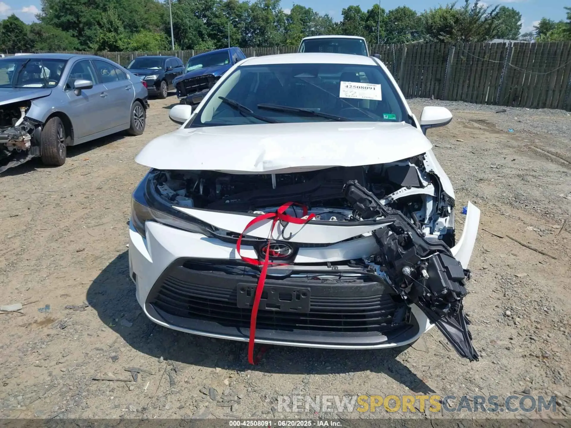 6 fotografías del automóvil dañado JTDB4MEE3PJ010261 TOYOTA COROLLA 2023