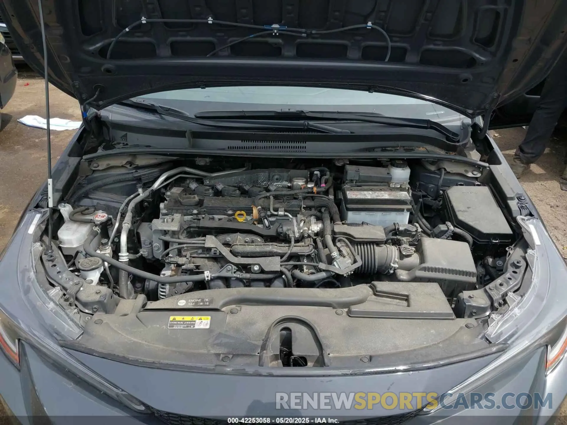 10 fotografías del automóvil dañado JTDB4MEE4P3000276 TOYOTA COROLLA 2023