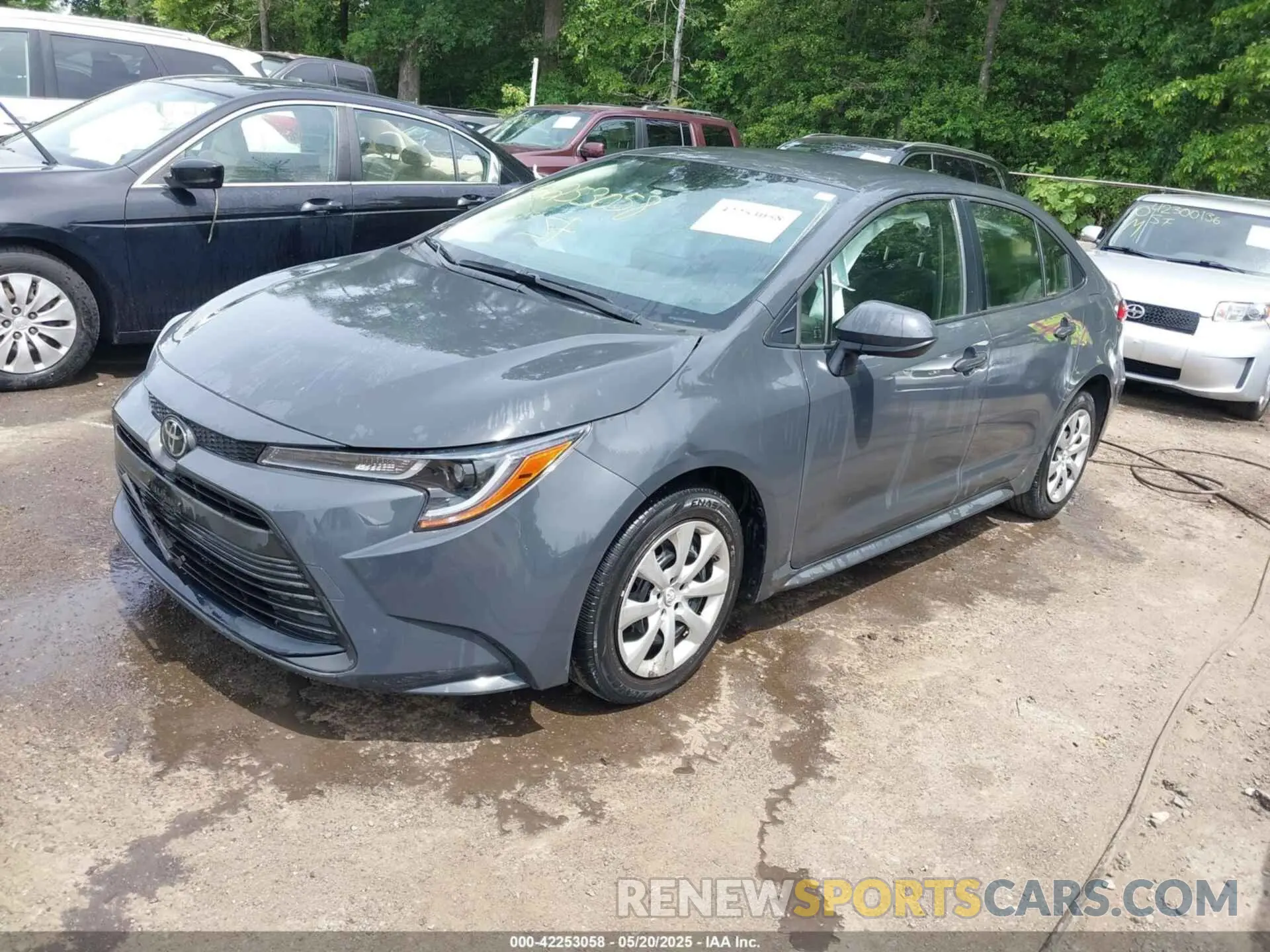 2 fotografías del automóvil dañado JTDB4MEE4P3000276 TOYOTA COROLLA 2023