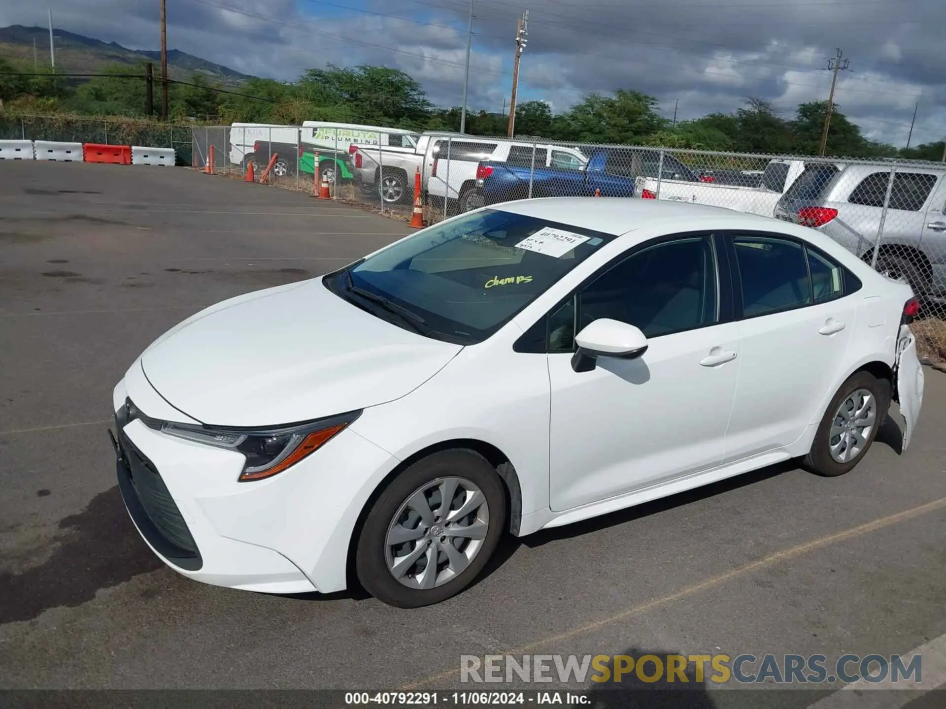 6 fotografías del automóvil dañado JTDB4MEE4P3003453 TOYOTA COROLLA 2023