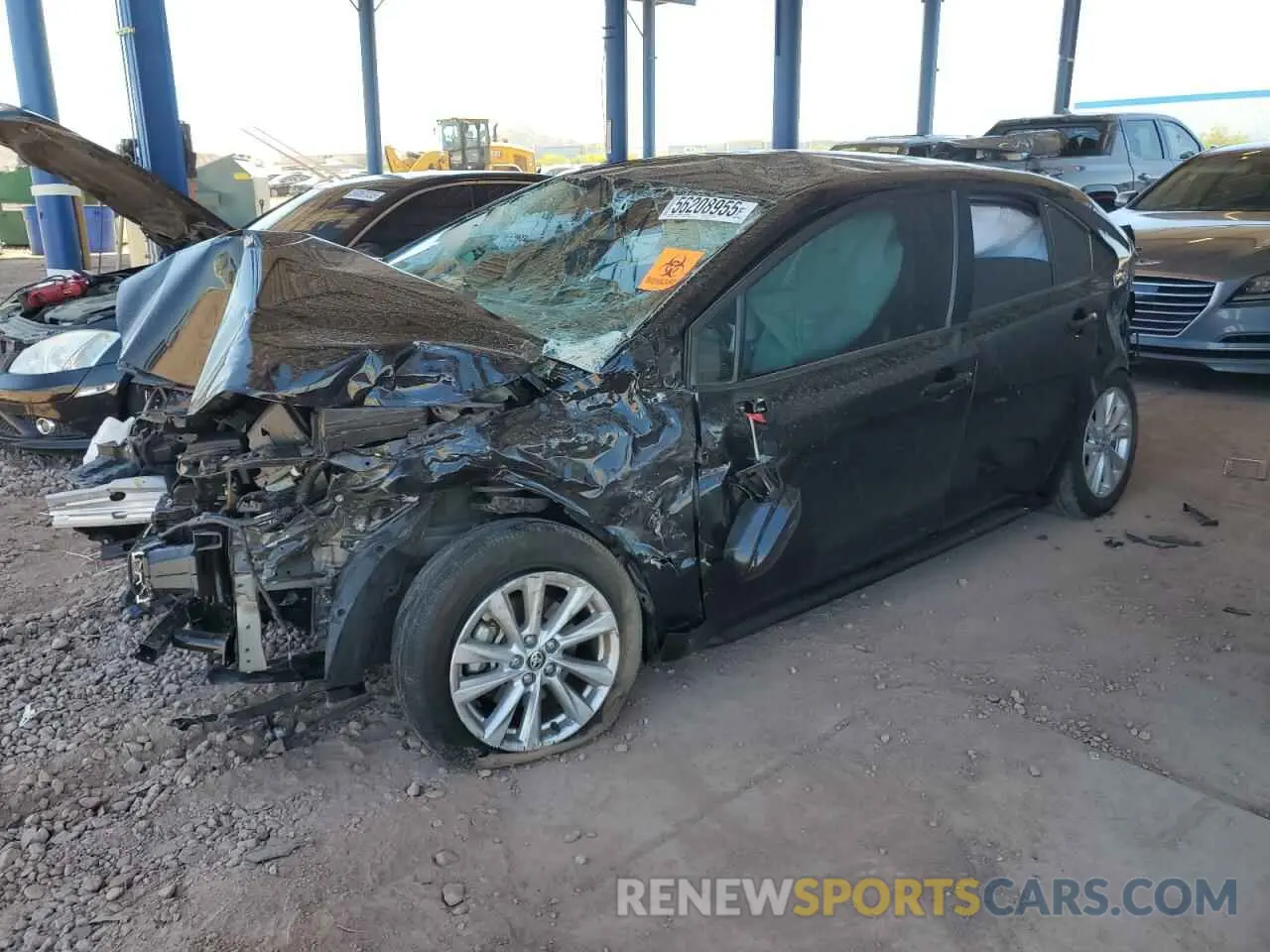1 fotografías del automóvil dañado JTDB4MEE4P3015232 TOYOTA COROLLA 2023