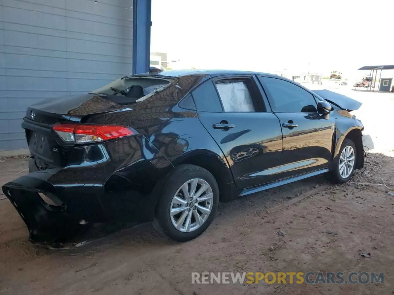 3 fotografías del automóvil dañado JTDB4MEE4P3015232 TOYOTA COROLLA 2023