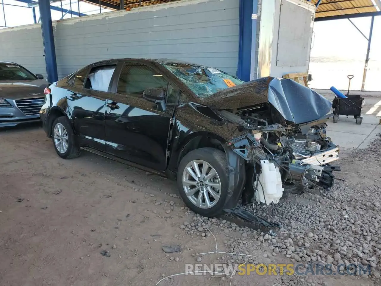 4 fotografías del automóvil dañado JTDB4MEE4P3015232 TOYOTA COROLLA 2023