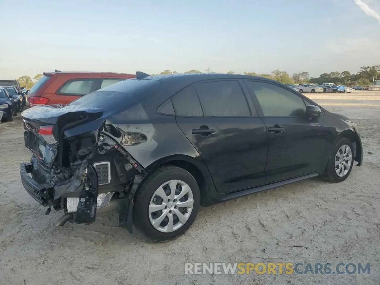 3 fotografías del automóvil dañado JTDB4MEE4PJ006171 TOYOTA COROLLA 2023