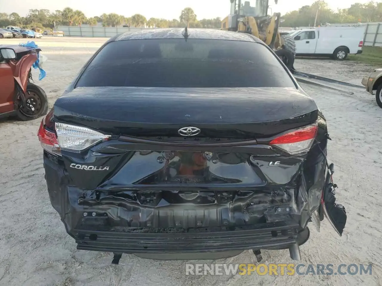 6 fotografías del automóvil dañado JTDB4MEE4PJ006171 TOYOTA COROLLA 2023