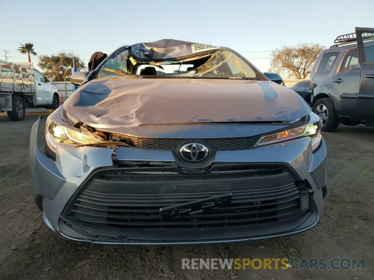 5 fotografías del automóvil dañado JTDB4MEE4PJ011080 TOYOTA COROLLA 2023