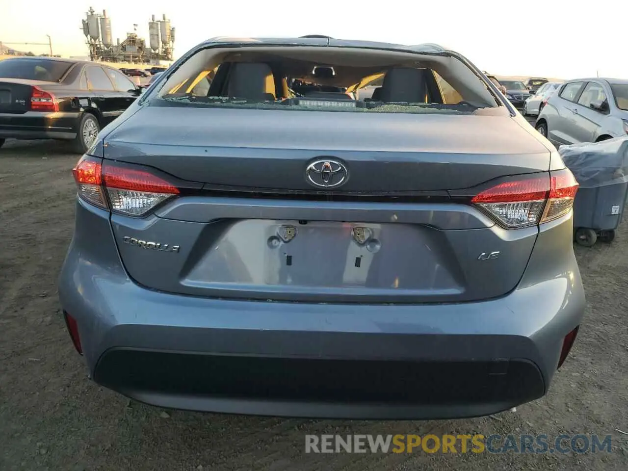 6 fotografías del automóvil dañado JTDB4MEE4PJ011080 TOYOTA COROLLA 2023