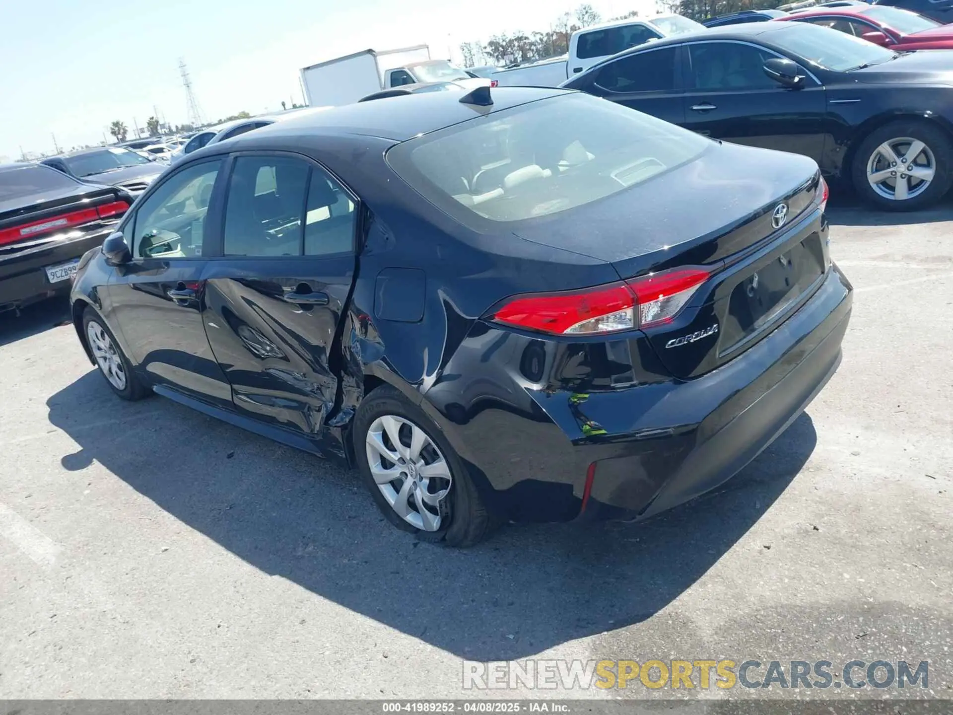 3 fotografías del automóvil dañado JTDB4MEE5P3005454 TOYOTA COROLLA 2023