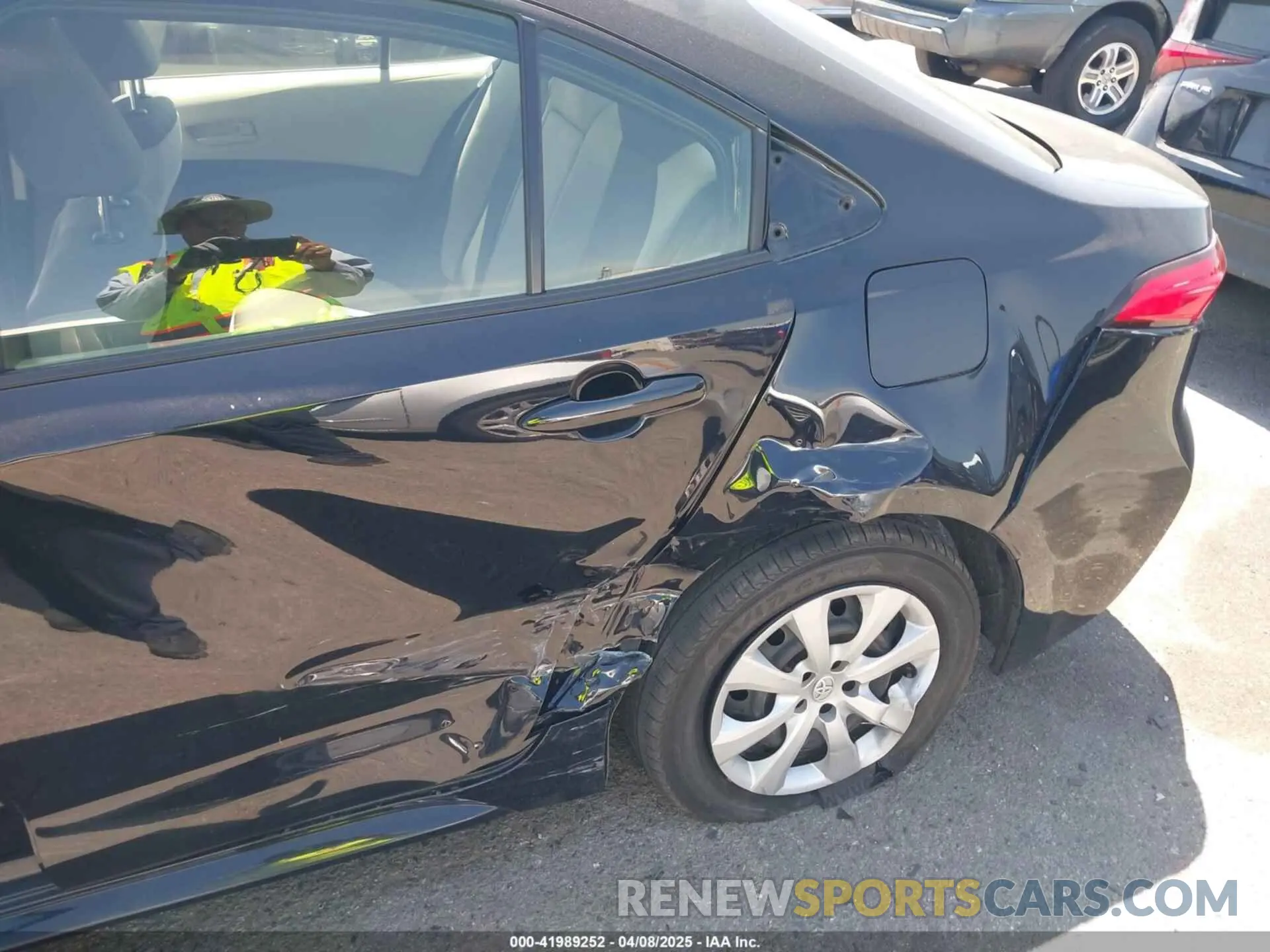 6 fotografías del automóvil dañado JTDB4MEE5P3005454 TOYOTA COROLLA 2023