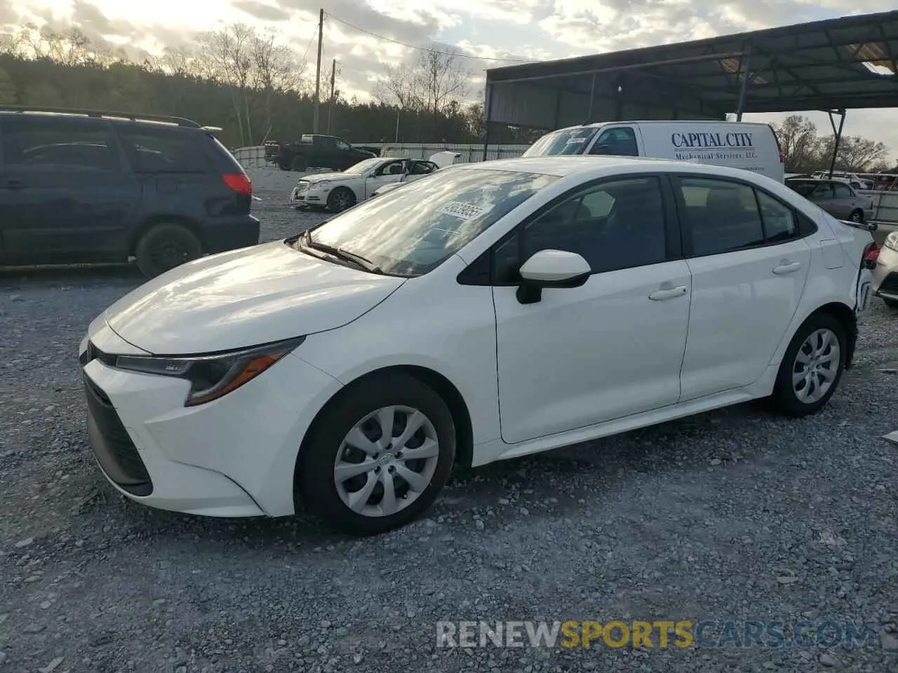 1 fotografías del automóvil dañado JTDB4MEE5P3011643 TOYOTA COROLLA 2023