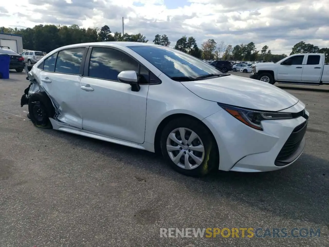 4 fotografías del automóvil dañado JTDB4MEE5P3012405 TOYOTA COROLLA 2023
