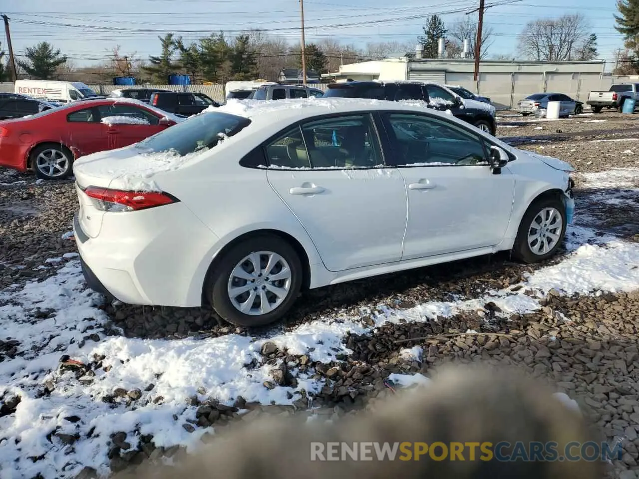 3 fotografías del automóvil dañado JTDB4MEE5P3013828 TOYOTA COROLLA 2023