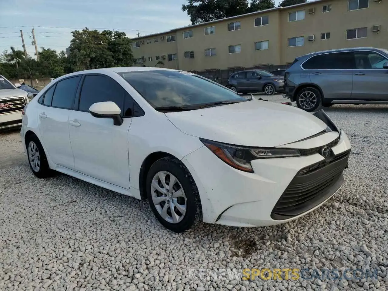 4 fotografías del automóvil dañado JTDB4MEE5PJ001870 TOYOTA COROLLA 2023