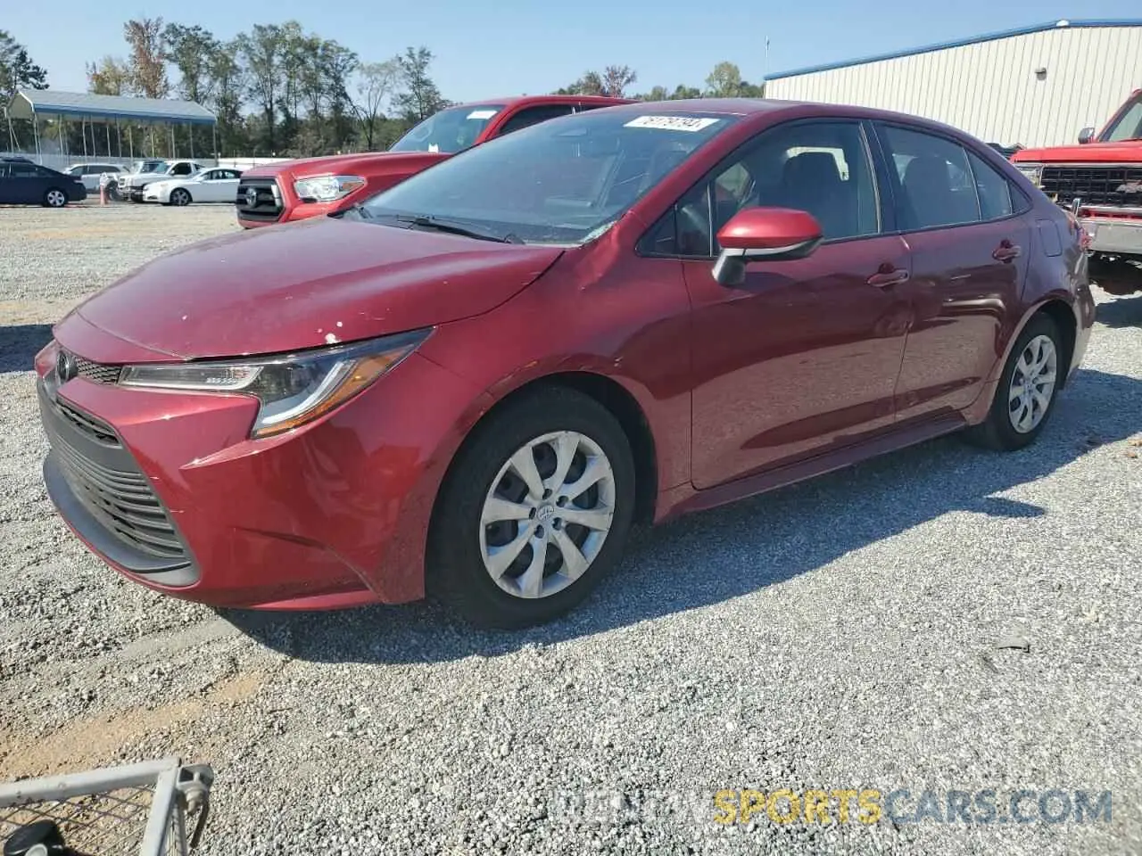 1 fotografías del automóvil dañado JTDB4MEE5PJ005367 TOYOTA COROLLA 2023