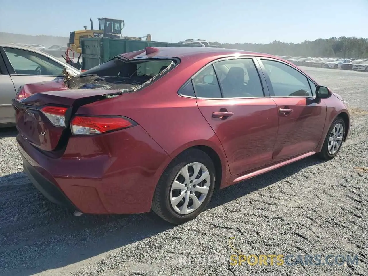 3 fotografías del automóvil dañado JTDB4MEE5PJ005367 TOYOTA COROLLA 2023