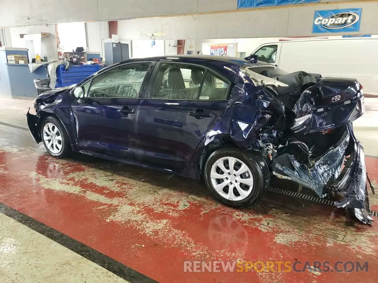2 fotografías del automóvil dañado JTDB4MEE5PJ008690 TOYOTA COROLLA 2023