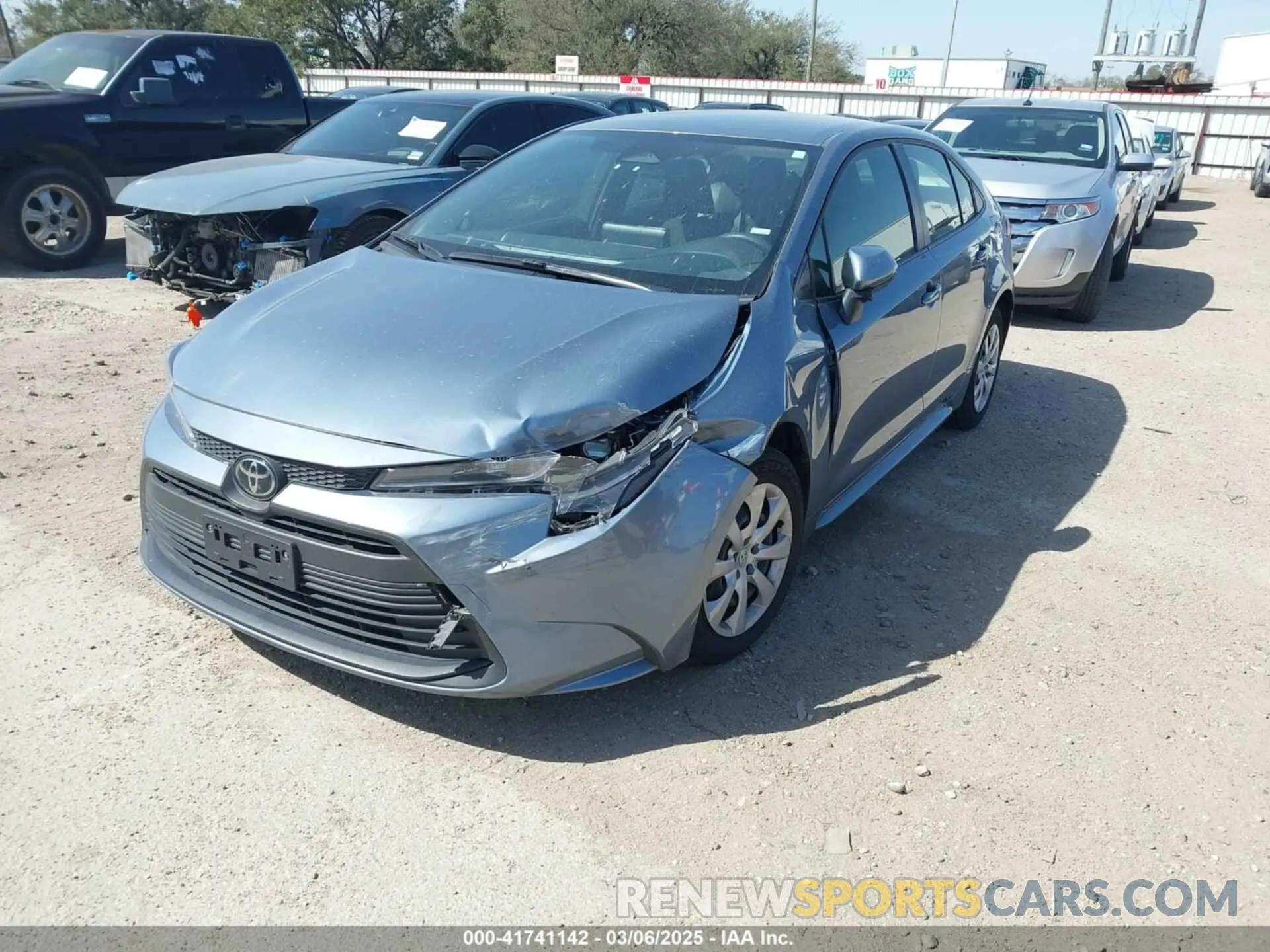2 fotografías del automóvil dañado JTDB4MEE6P3008993 TOYOTA COROLLA 2023