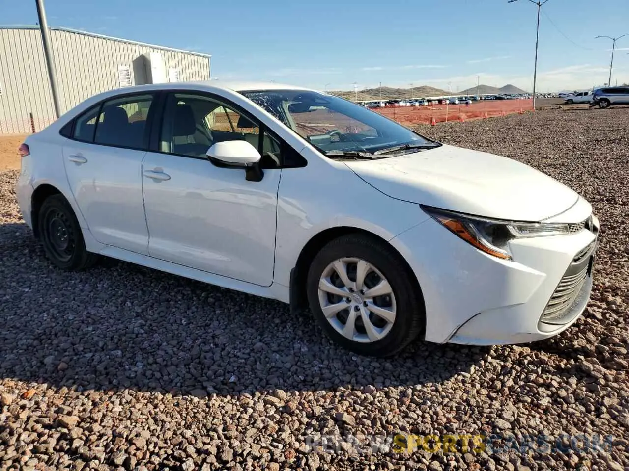 4 fotografías del automóvil dañado JTDB4MEE6P3010601 TOYOTA COROLLA 2023