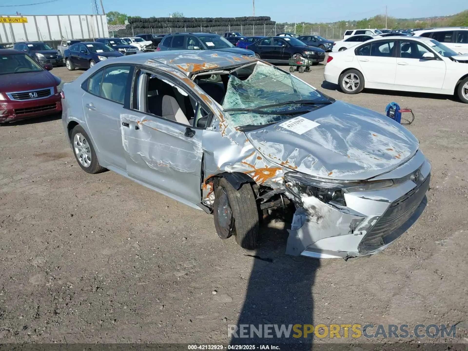 1 fotografías del automóvil dañado JTDB4MEE6P3013370 TOYOTA COROLLA 2023