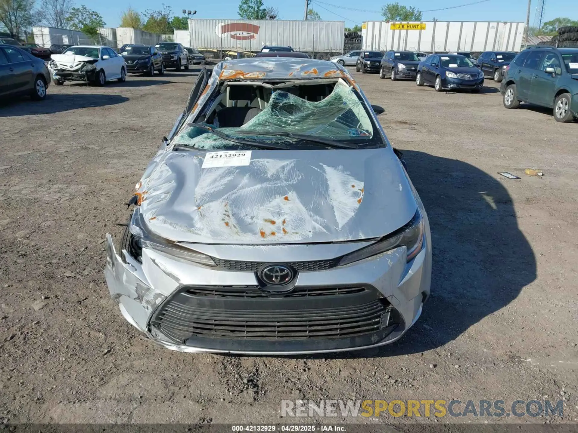 13 fotografías del automóvil dañado JTDB4MEE6P3013370 TOYOTA COROLLA 2023