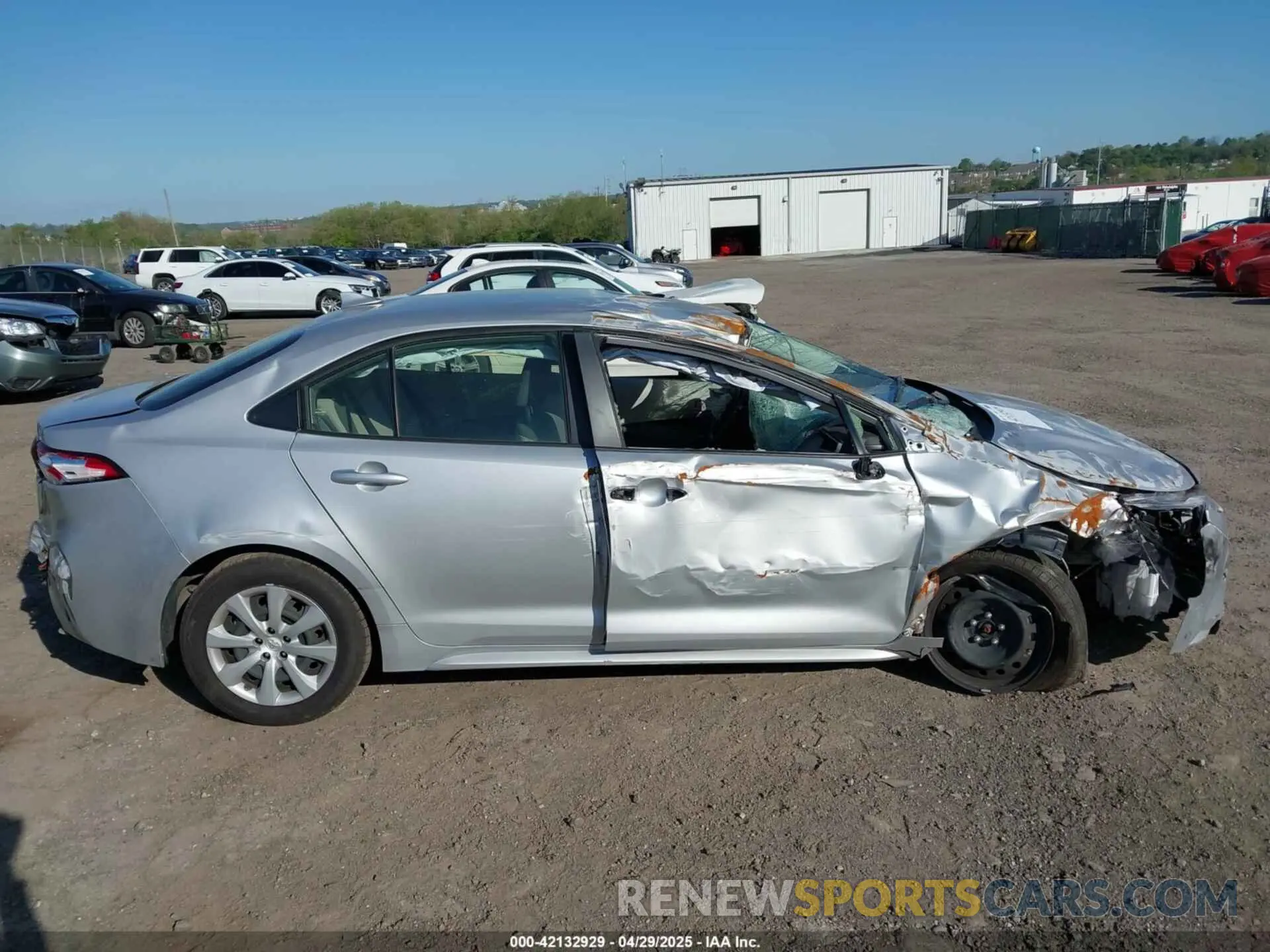 14 fotografías del automóvil dañado JTDB4MEE6P3013370 TOYOTA COROLLA 2023