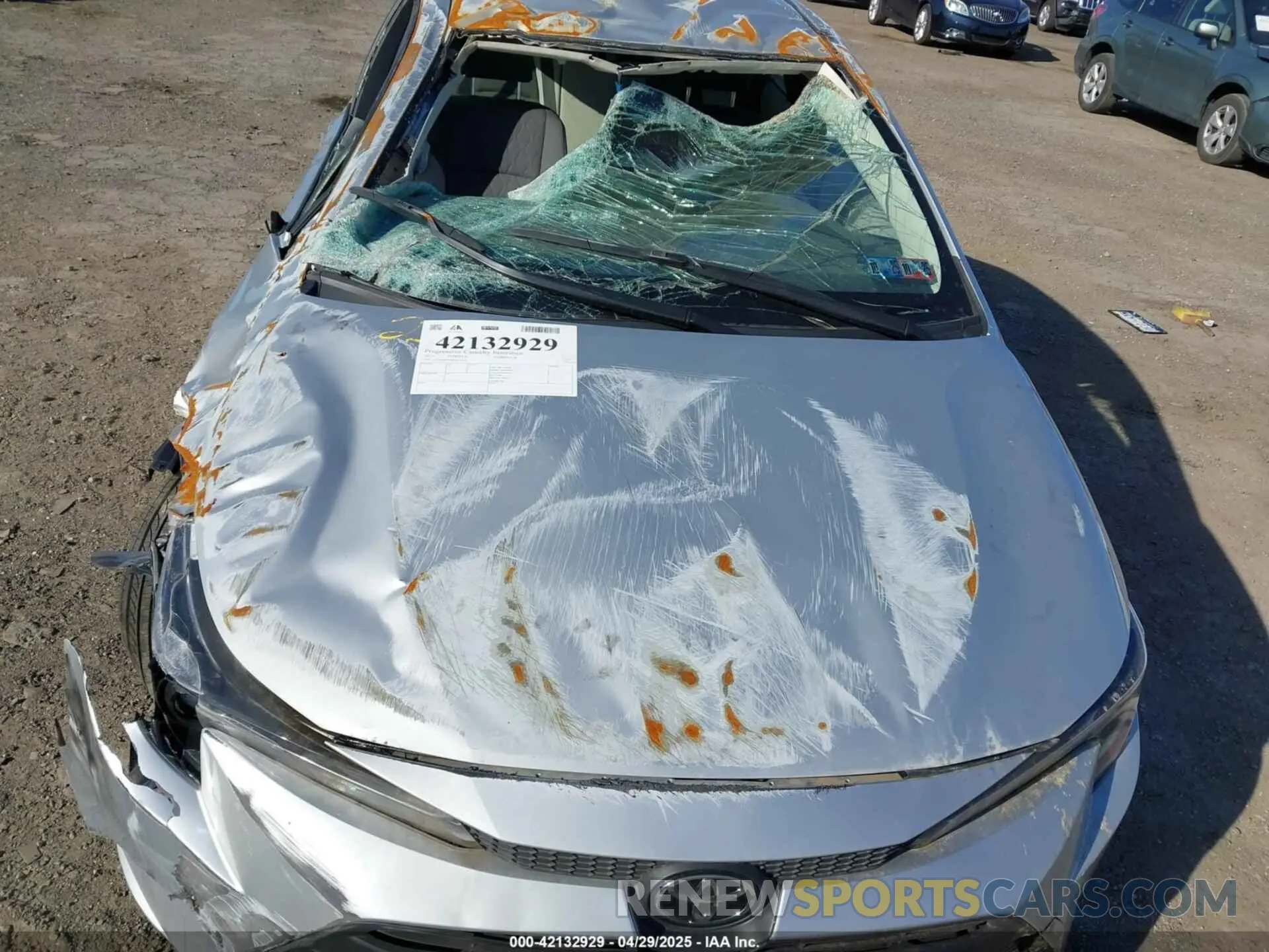6 fotografías del automóvil dañado JTDB4MEE6P3013370 TOYOTA COROLLA 2023