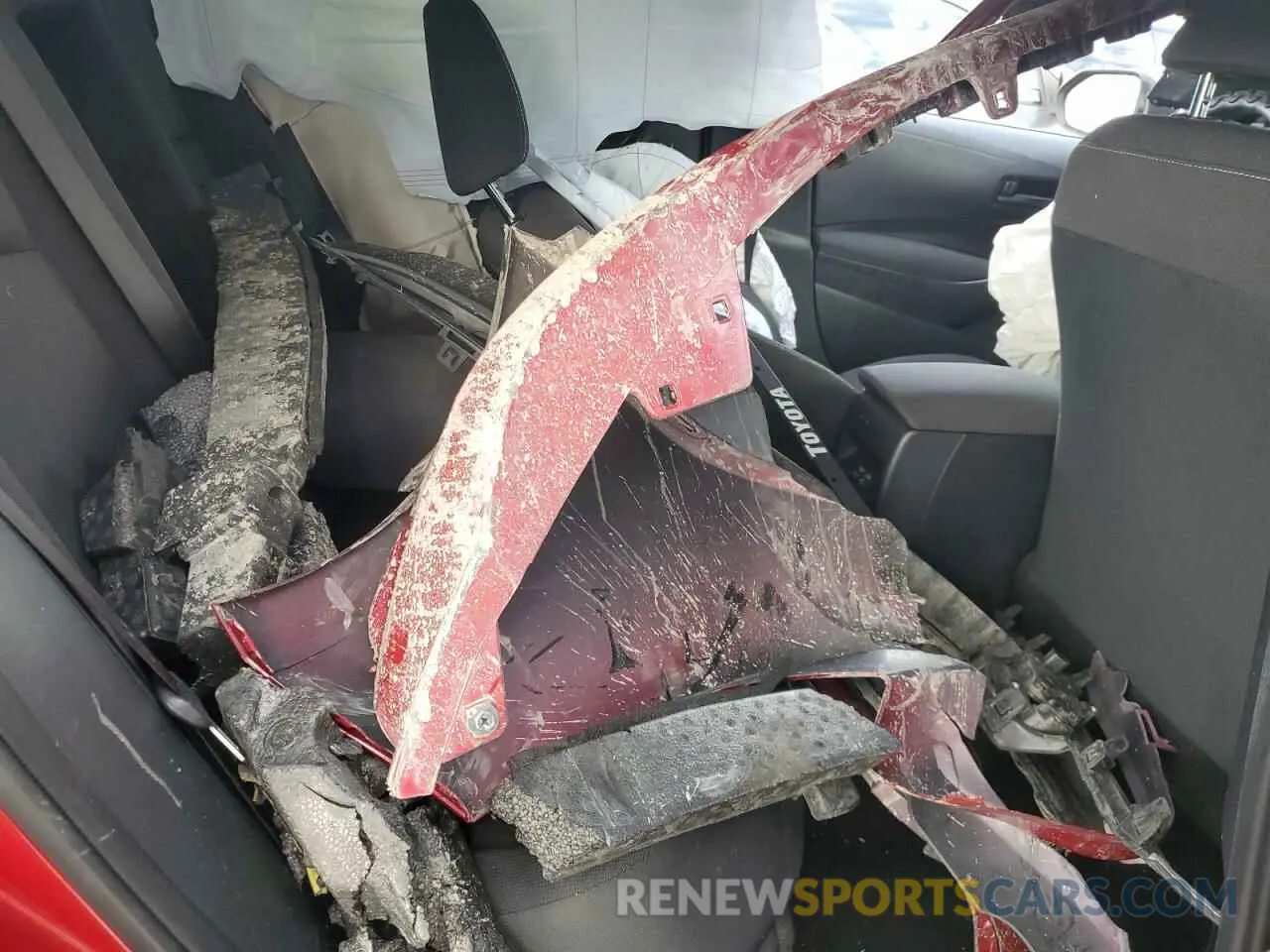 10 fotografías del automóvil dañado JTDB4MEE6PJ002672 TOYOTA COROLLA 2023