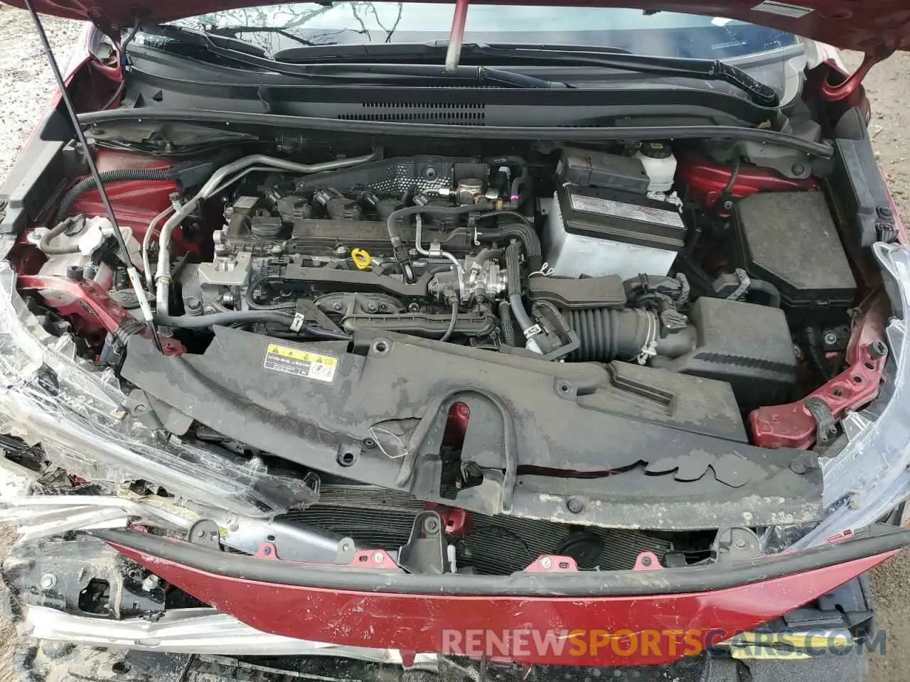 11 fotografías del automóvil dañado JTDB4MEE6PJ002672 TOYOTA COROLLA 2023