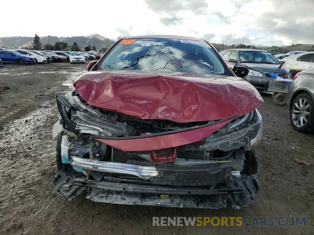 5 fotografías del automóvil dañado JTDB4MEE6PJ002672 TOYOTA COROLLA 2023
