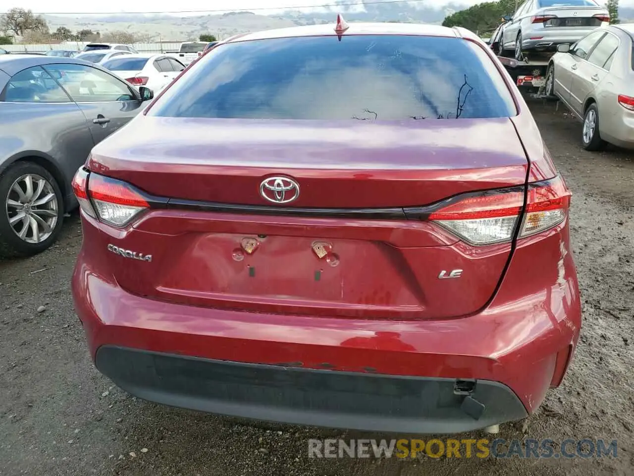 6 fotografías del automóvil dañado JTDB4MEE6PJ002672 TOYOTA COROLLA 2023