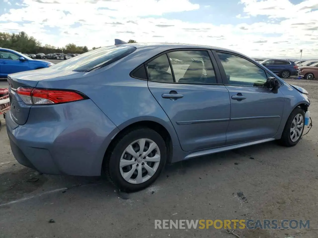 3 fotografías del automóvil dañado JTDB4MEE6PJ002848 TOYOTA COROLLA 2023