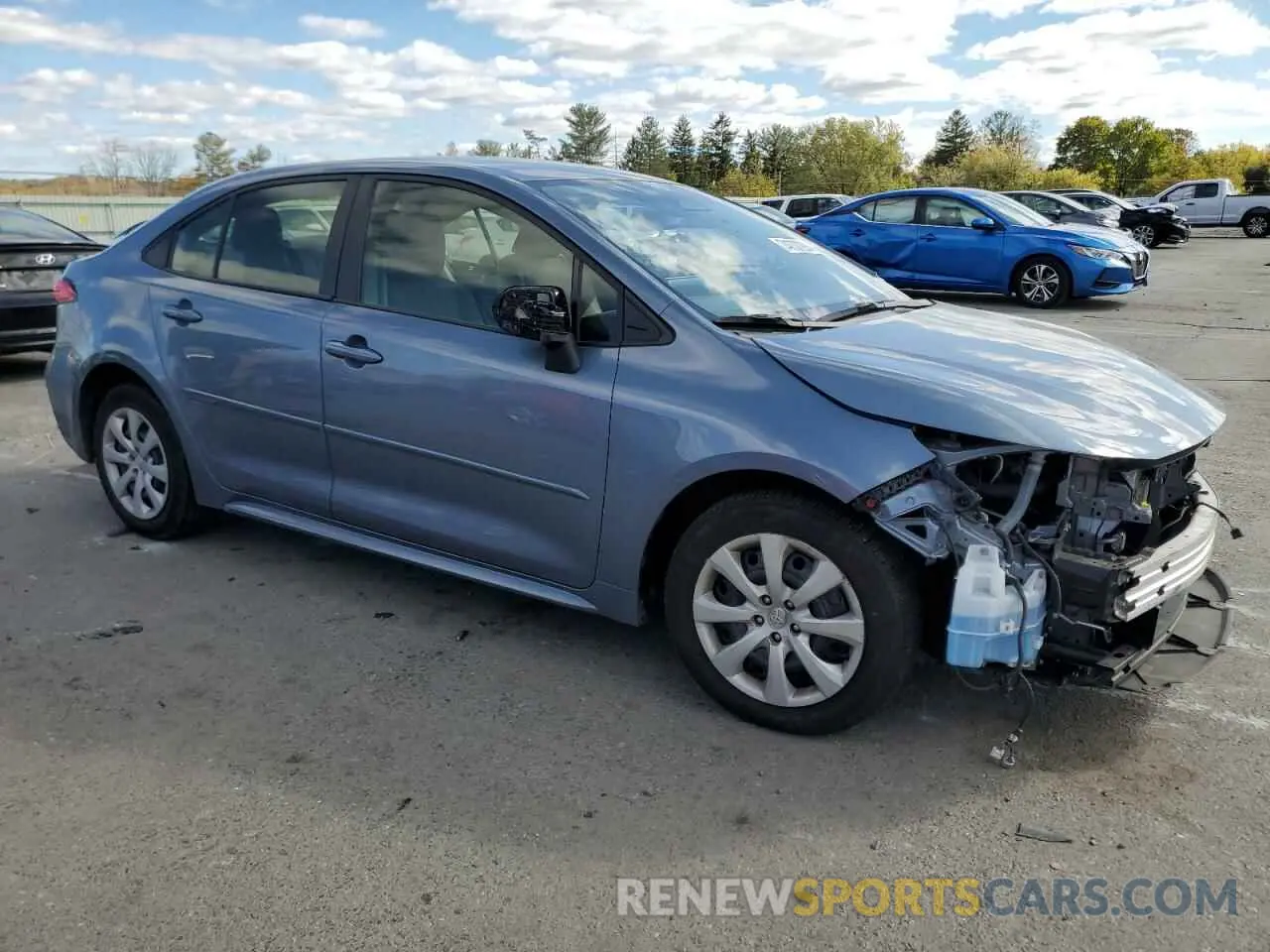 4 fotografías del automóvil dañado JTDB4MEE6PJ002848 TOYOTA COROLLA 2023