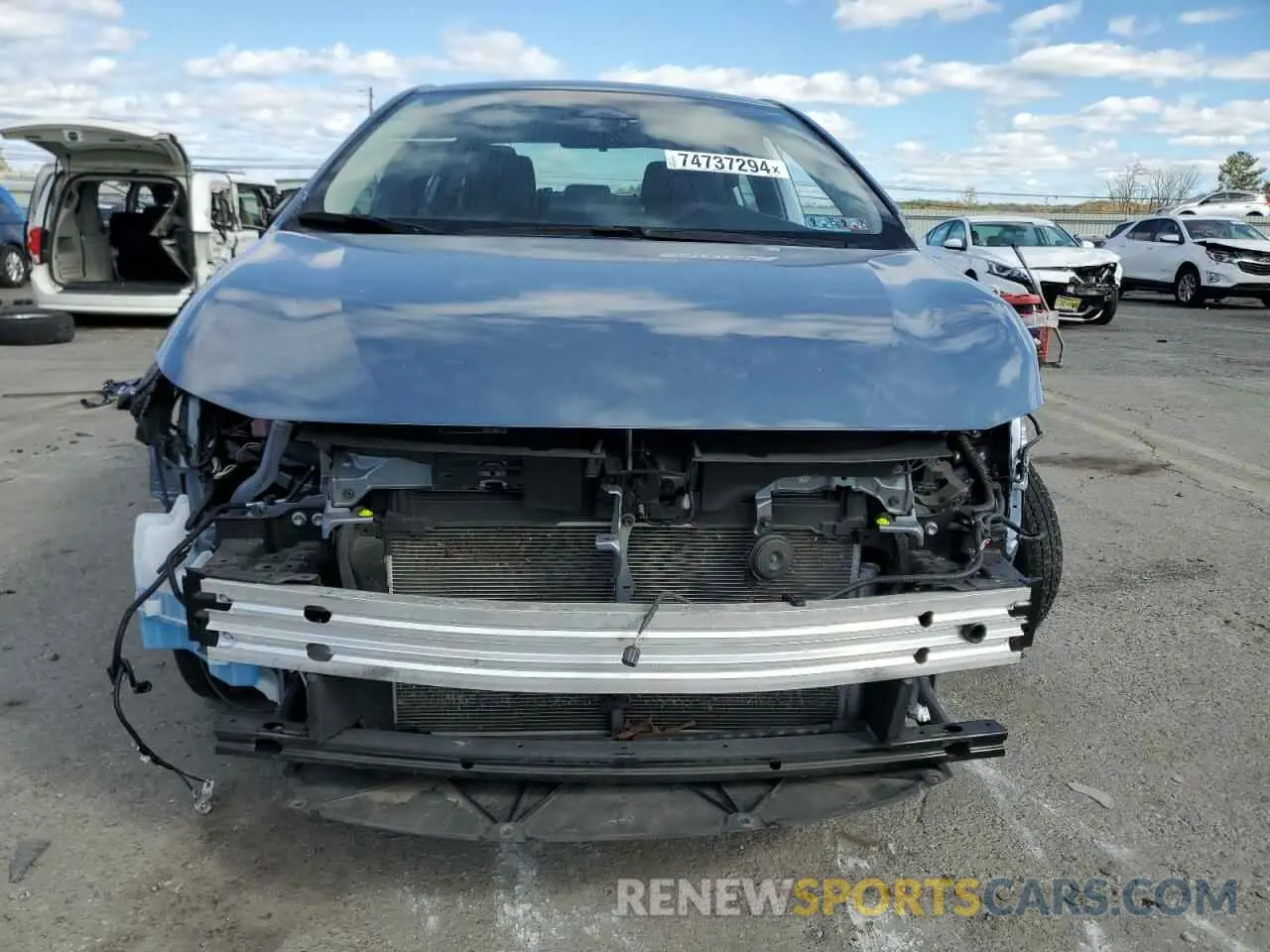 5 fotografías del automóvil dañado JTDB4MEE6PJ002848 TOYOTA COROLLA 2023