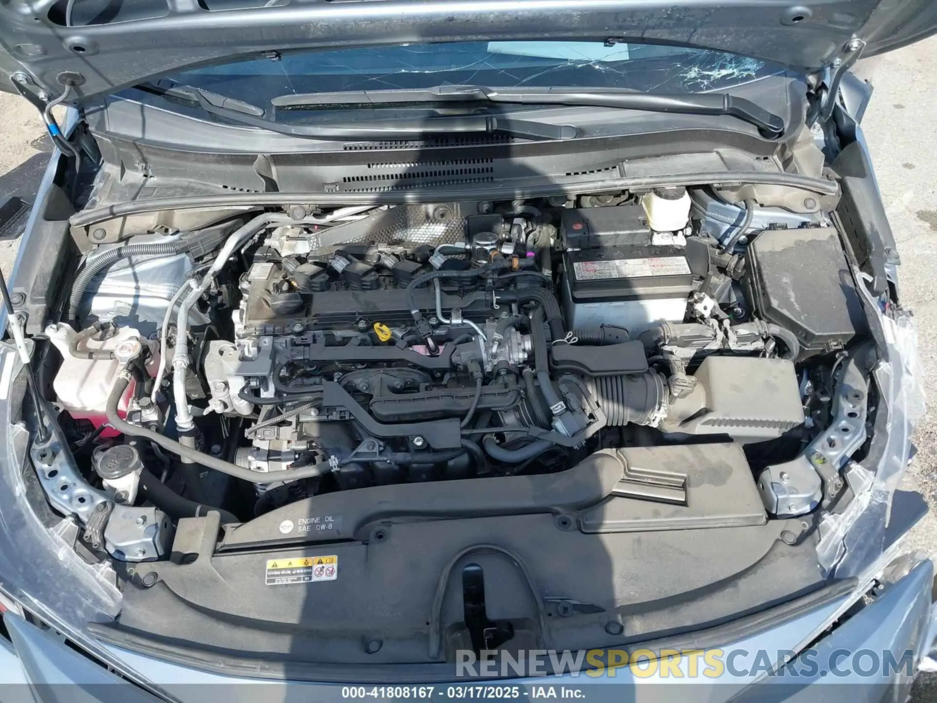 10 fotografías del automóvil dañado JTDB4MEE7P3009635 TOYOTA COROLLA 2023