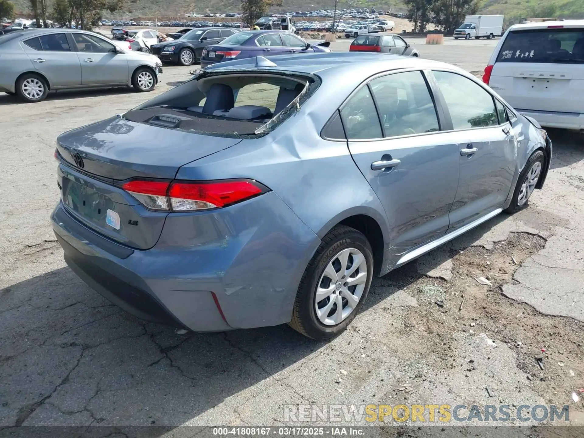 4 fotografías del automóvil dañado JTDB4MEE7P3009635 TOYOTA COROLLA 2023